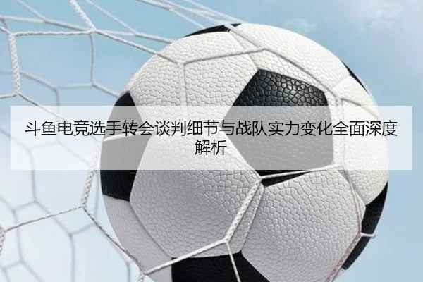 斗鱼电竞选手转会谈判细节与战队实力变化全面深度解析